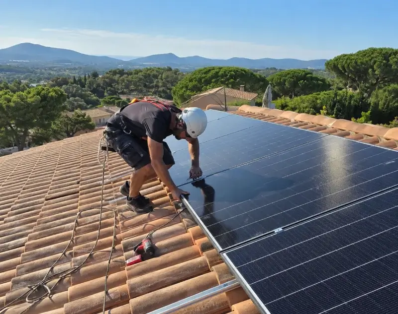Installateur panneaux solaires Le Riols — pose photovoltaïque sur toiture